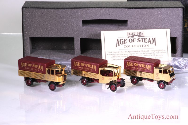 Lledo Steam Trucks and Rolls-Royce Gold Sets <FONT COLOR="ff000 ">*SOLD*</font> - Image 2