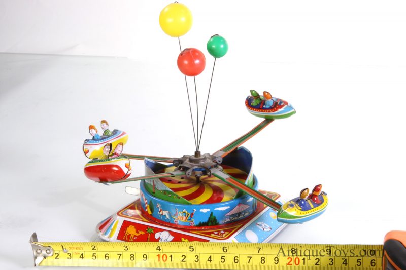 Alps Merry Gondola Merry-go-round Tin Windup <FONT COLOR="ff000 ">*SOLD*</font> - Image 2