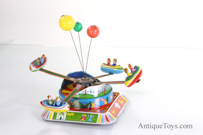 Alps Merry Gondola Merry-go-round Tin Windup <FONT COLOR="ff000 ">*SOLD*</font>