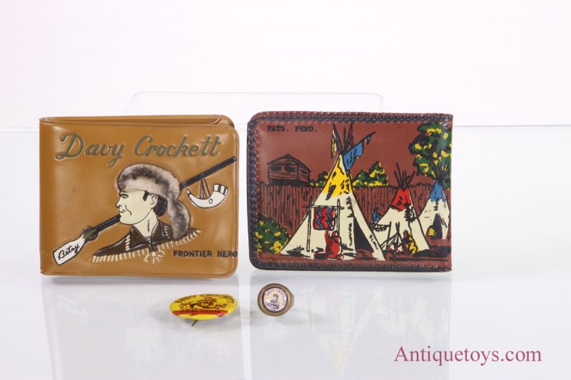 Davy Crockett Ring, Wallets, and Badge <FONT COLOR="ff000 ">*SOLD*</font> - Image 4