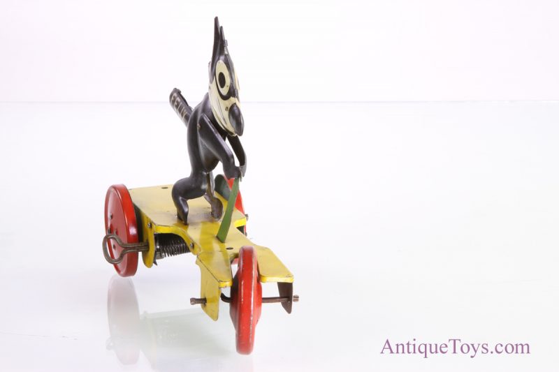 Felix The Cat Scooter Toy by Nifty- Tin Litho Wind-Up *SOLD* - Image 4