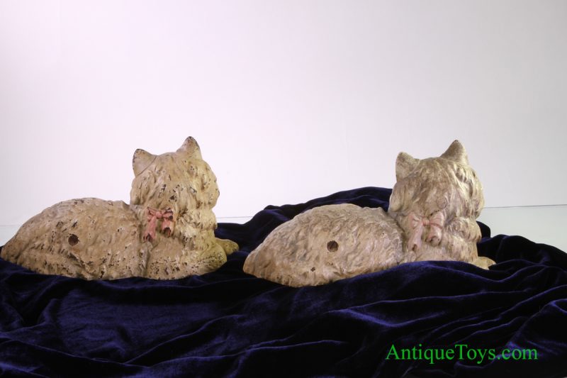 Hubley Cast Iron Cats, Persian Doorstops (2) <FONT COLOR="ff000 ">*SOLD*</font> - Image 3