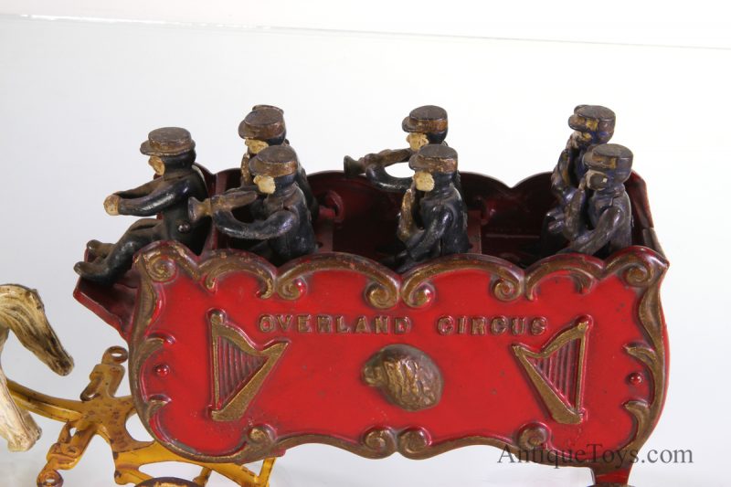 Hubley Overland Band Wagon and Horses <FONT COLOR="ff000 ">*SOLD*</font> - Image 6