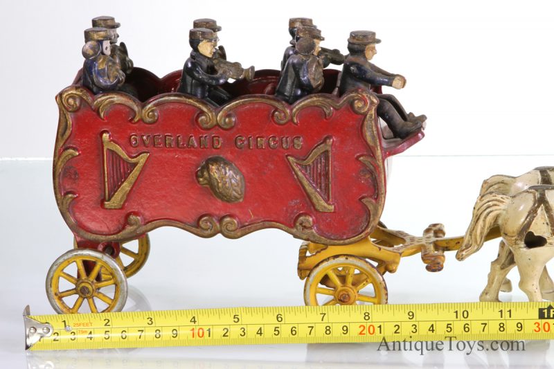 Hubley Overland Band Wagon and Horses <FONT COLOR="ff000 ">*SOLD*</font> - Image 7