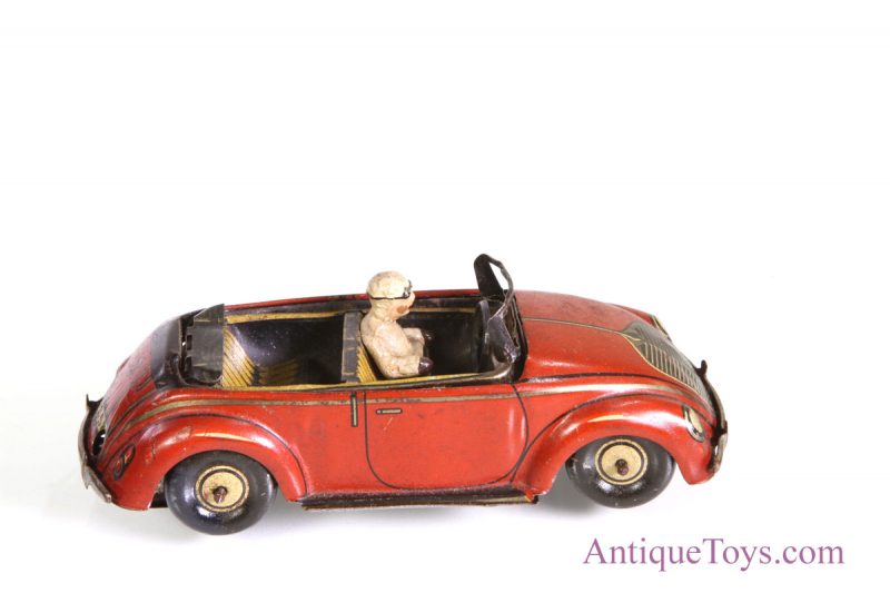 CKO Volkswagon Tin Windup Flip Car (or KdF) <FONT COLOR="ff000 ">*SOLD*</font> - Image 3