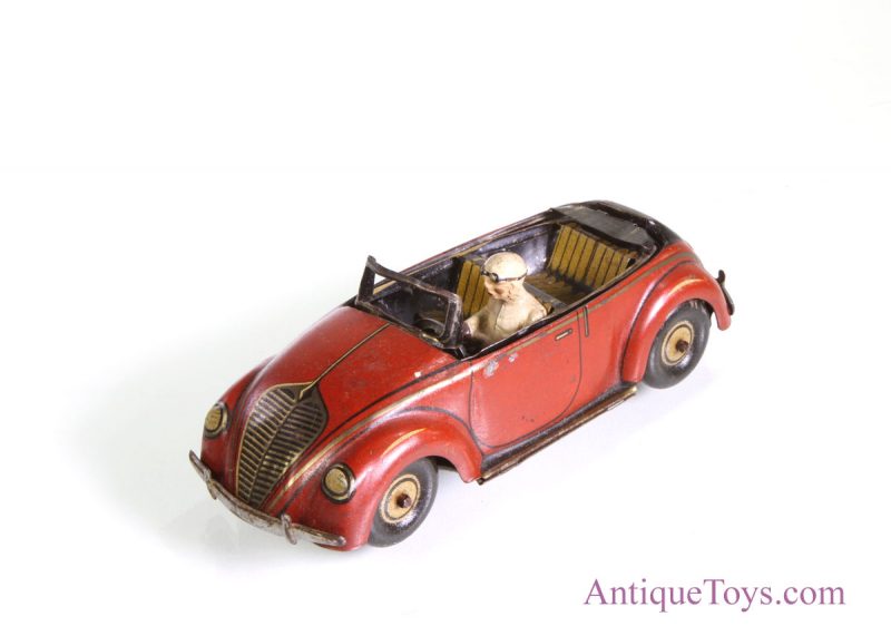 CKO Volkswagon Tin Windup Flip Car (or KdF) <FONT COLOR="ff000 ">*SOLD*</font> - Image 4