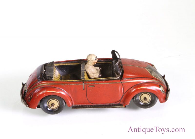 CKO Volkswagon Tin Windup Flip Car (or KdF) <FONT COLOR="ff000 ">*SOLD*</font> - Image 9