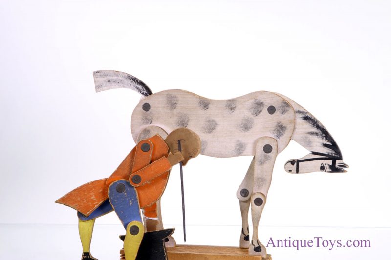 Crandall's John Gilpin Wood toy- Illustration of a Fine old English Ballad <FONT COLOR="ff000 ">*SOLD*</font> - Image 2