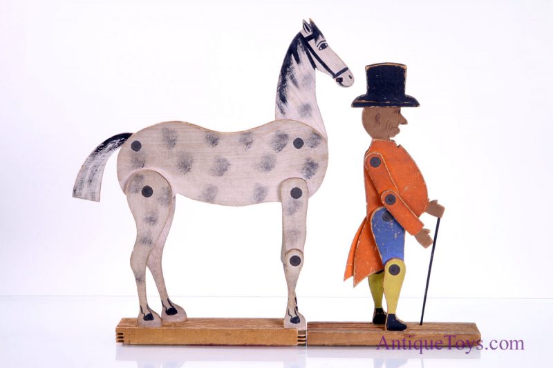 Crandall's John Gilpin Wood toy- Illustration of a Fine old English Ballad <FONT COLOR="ff000 ">*SOLD*</font>