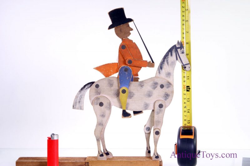 Crandall's John Gilpin Wood toy- Illustration of a Fine old English Ballad <FONT COLOR="ff000 ">*SOLD*</font> - Image 6