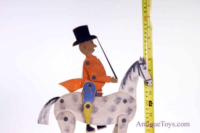 Crandall's John Gilpin Wood toy- Illustration of a Fine old English Ballad <FONT COLOR="ff000 ">*SOLD*</font> - Image 7