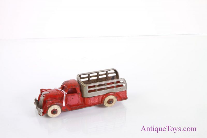 Hubley Red & Silver Cast Iron Pickup Truck <FONT COLOR="ff000 ">*SOLD*</font> - Image 5
