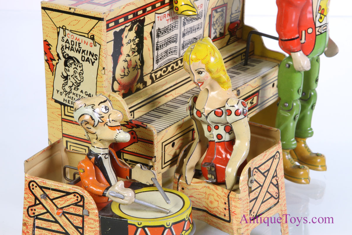 Li'l Abner Dogpatch Band Tin Windup *SOLD* – AntiqueToys.com
