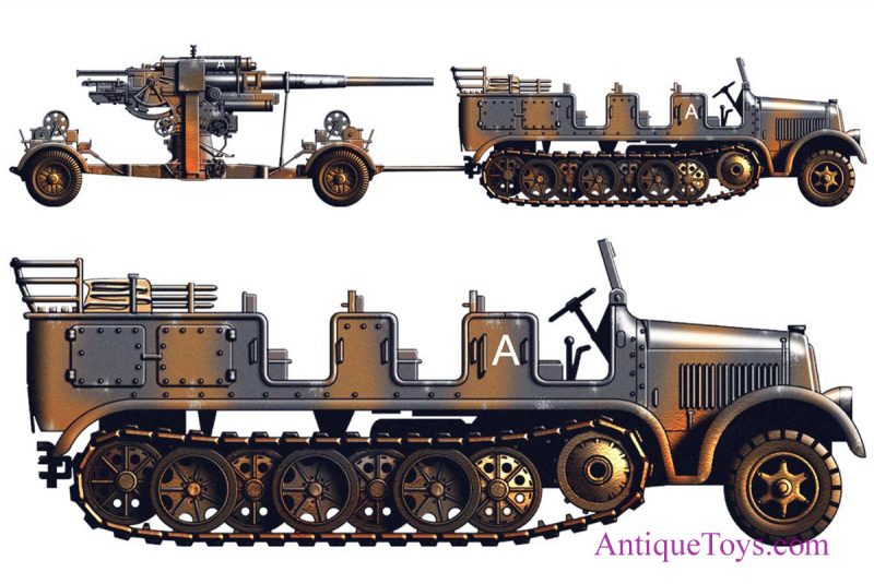 Tippco German Army Half-Track - SdKfz 7 <FONT COLOR="ff000 ">*SOLD*</font> - Image 7