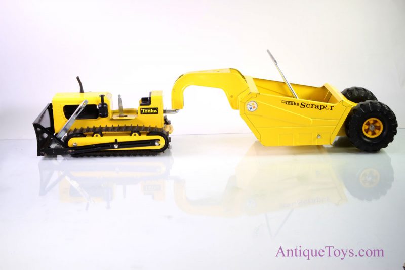 1967-68 Mighty Dozer and Scraper made by Tonka, for Sears Stores <FONT COLOR="ff000 ">*SOLD*</font>