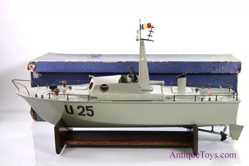 Vedette lance torpille GIL U-25, en métal... - Lot 11 - Morand & Morand