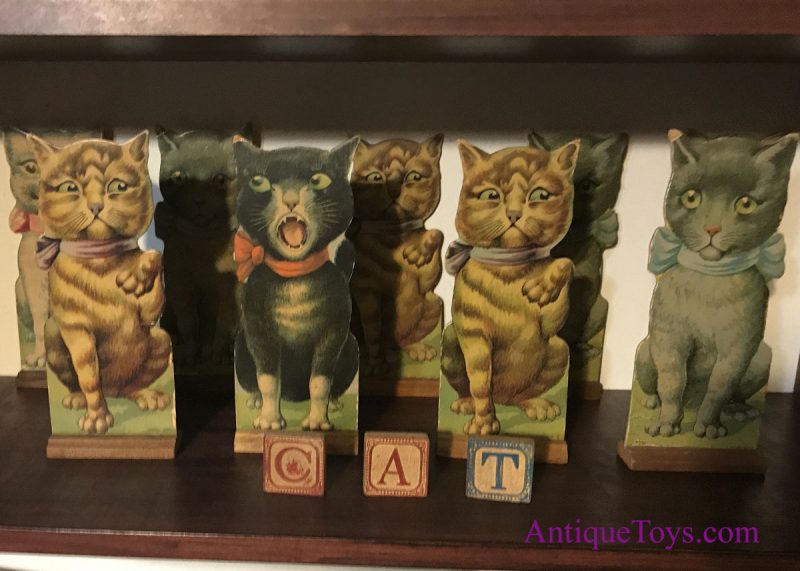 McLoughlin Bros. Pussy Cat Ten Pins Game <FONT COLOR="ff000 ">*SOLD*</font>
