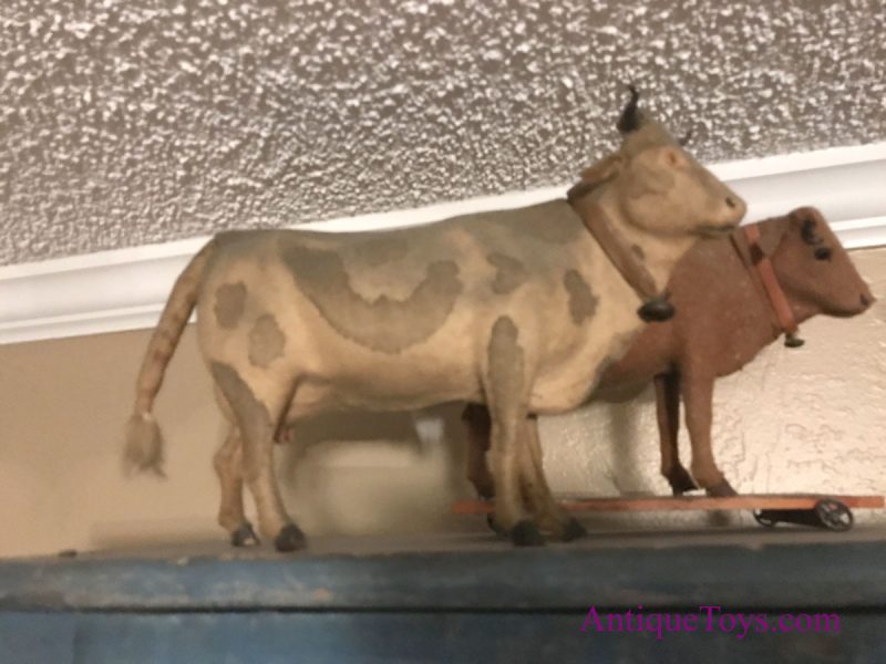 German and French Cow Pull Toy Collection <FONT COLOR="ff000 ">*SOLD*</font> - Image 3