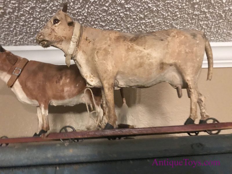 German and French Cow Pull Toy Collection <FONT COLOR="ff000 ">*SOLD*</font> - Image 6
