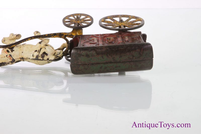 Dent ca. 1910 Cast Iron No. 98 Ice Wagon <FONT COLOR="ff000 ">*SOLD*</font> - Image 9