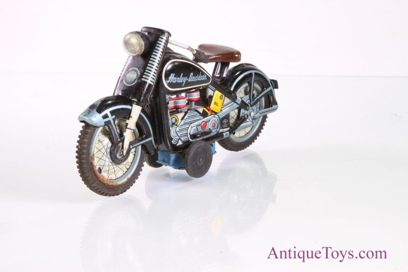 Nomura (TN)Tin Lithographed Friction Harley Davidson Motorcycle <FONT COLOR="ff000 ">*SOLD*</font> - Image 3