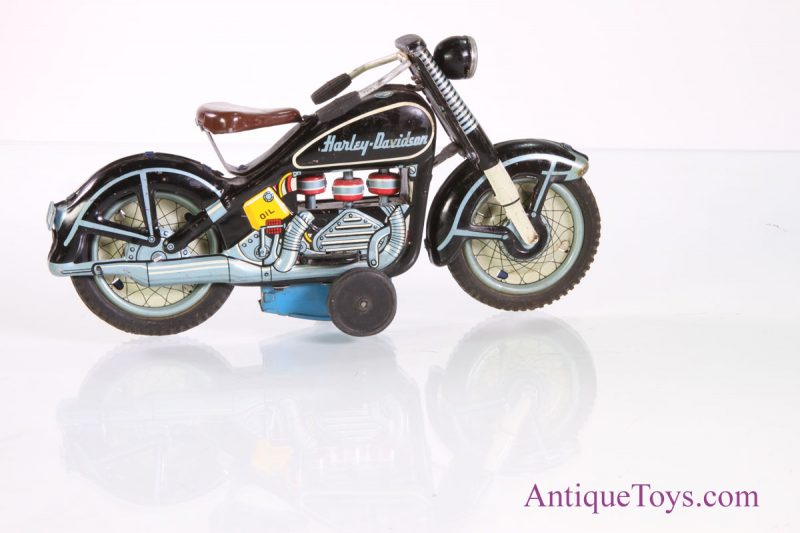 Nomura (TN)Tin Lithographed Friction Harley Davidson Motorcycle <FONT COLOR="ff000 ">*SOLD*</font>