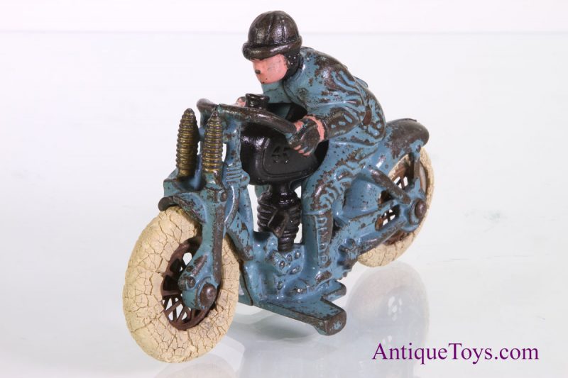 Hubley Cast Iron Motorcycle Hill Climber Racer #7 <FONT COLOR="ff000 ">*SOLD*</font>
