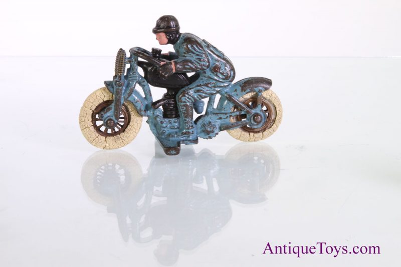 Hubley Cast Iron Motorcycle Hill Climber Racer #7 <FONT COLOR="ff000 ">*SOLD*</font> - Image 5