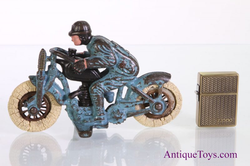 Hubley Cast Iron Motorcycle Hill Climber Racer #7 <FONT COLOR="ff000 ">*SOLD*</font> - Image 6