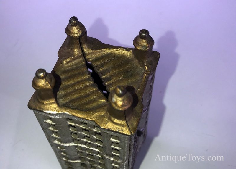 AC Williams Cast Iron Skyscraper Still Bank <FONT COLOR="ff000 ">*SOLD*</font> - Image 4