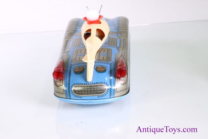 Lemezaru Gyar Tin Lithographed Battery Operated Interkosmosz Space Car in Box Hungarian Toy for Sale <FONT COLOR="ff000 ">*SOLD*</font> - Image 6
