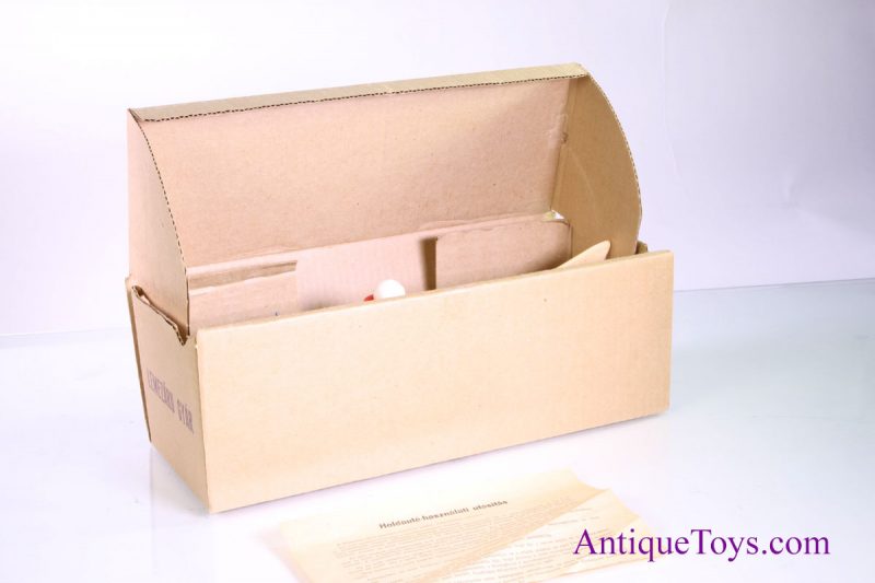 Lemezaru Gyar Tin Lithographed Battery Operated Interkosmosz Space Car in Box Hungarian Toy for Sale <FONT COLOR="ff000 ">*SOLD*</font> - Image 7