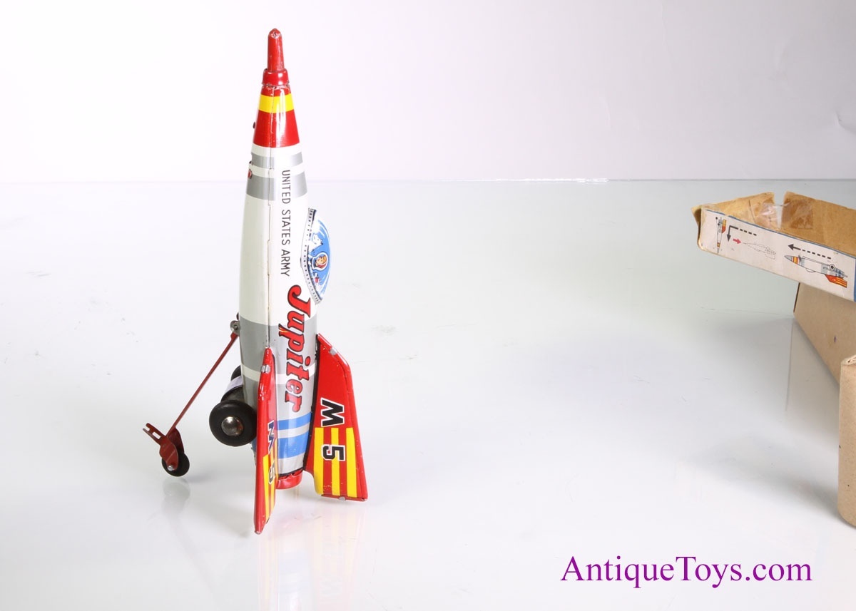 tin rocket toy