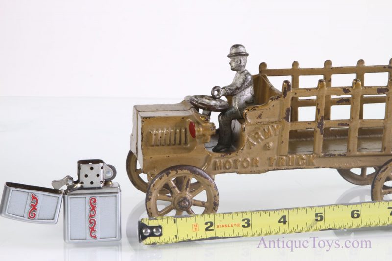 Kenton Army Motor Truck Large Cast Iron <FONT COLOR="ff000 ">*SOLD*</font> - Image 7