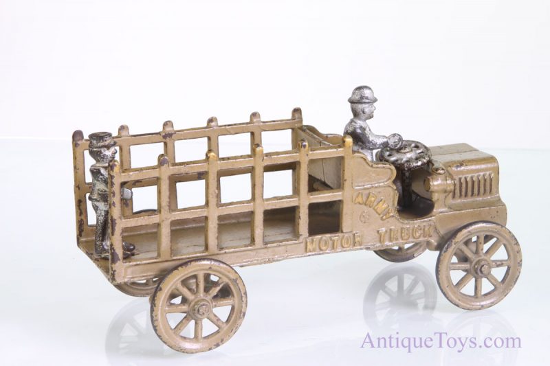 Kenton Army Motor Truck Large Cast Iron <FONT COLOR="ff000 ">*SOLD*</font> - Image 3