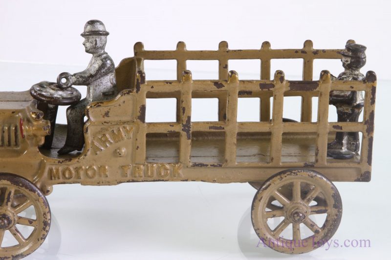 Kenton Army Motor Truck Large Cast Iron <FONT COLOR="ff000 ">*SOLD*</font> - Image 2