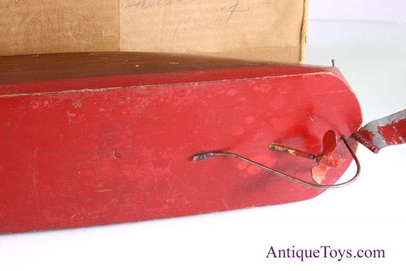 Flying Yankee Mahogany Wood Boat Toy- Seaworthy in Box <FONT COLOR="ff000 ">*SOLD*</font> - Image 3