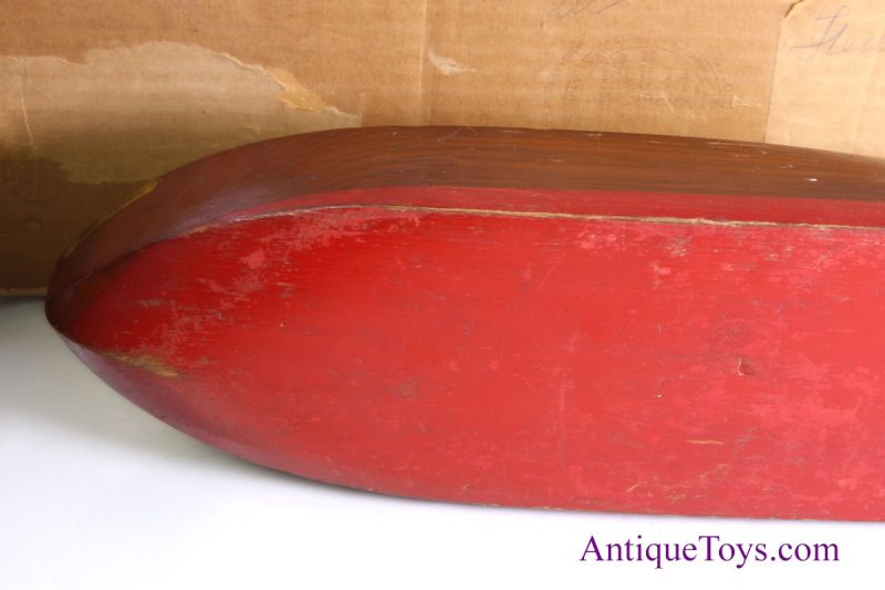 Flying Yankee Mahogany Wood Boat Toy- Seaworthy in Box <FONT COLOR="ff000 ">*SOLD*</font> - Image 4