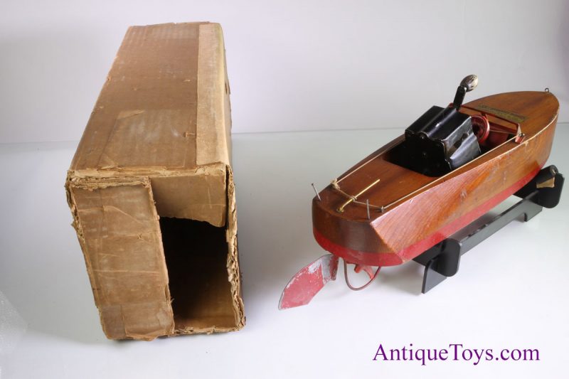 Flying Yankee Mahogany Wood Boat Toy- Seaworthy in Box <FONT COLOR="ff000 ">*SOLD*</font> - Image 6