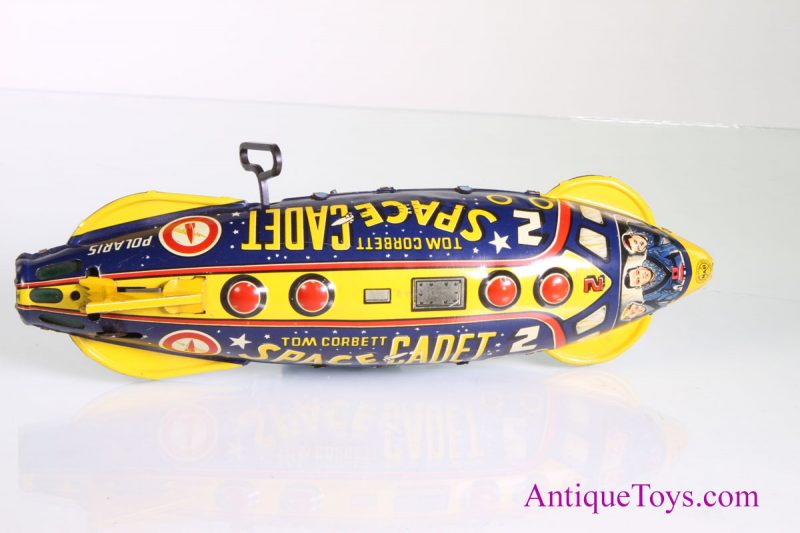 Marx Tin Windup Tom Corbett Space Explorer Polaris Rocket <FONT COLOR="ff000 ">*SOLD*</font> - Image 2