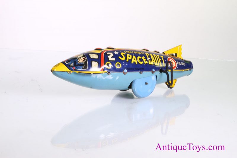 Marx Tin Windup Tom Corbett Space Explorer Polaris Rocket <FONT COLOR="ff000 ">*SOLD*</font> - Image 3
