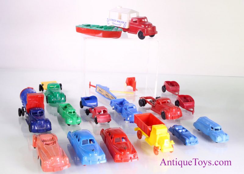 Acme, Remco, Ideal, Plus Plastic Trucks, Boats, and Cars <FONT COLOR="ff000 ">*SOLD*</font>