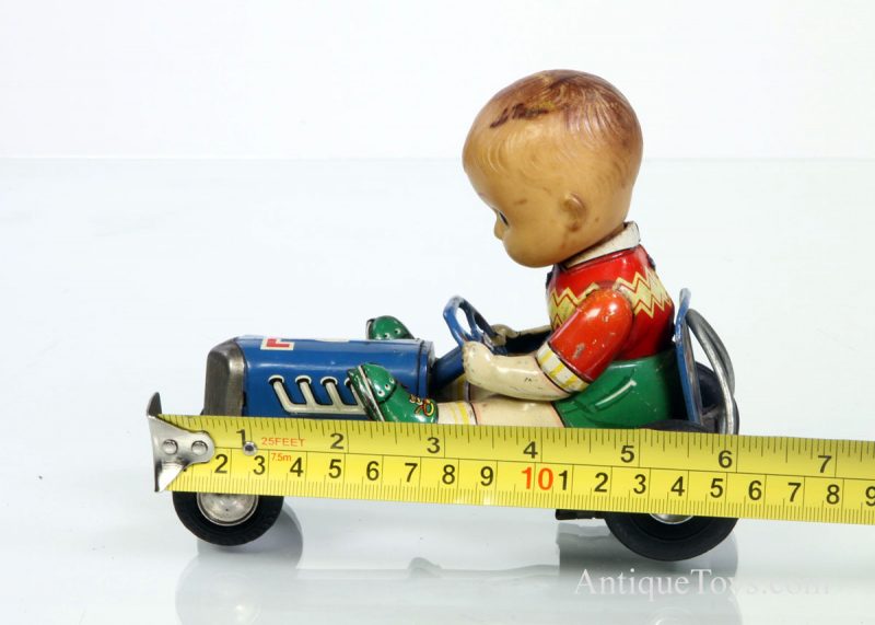 Japanese tin #7 Race Car with Boy <FONT COLOR="ff000 ">*SOLD*</font> - Image 8