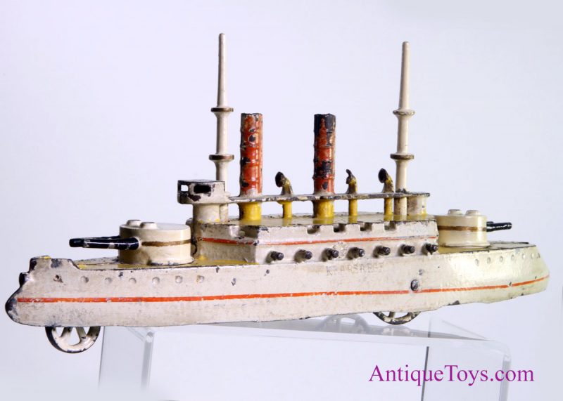 Wilkins Kearsarge Battleship Cast Iron <FONT COLOR="ff000 ">*SOLD*</font> - Image 7