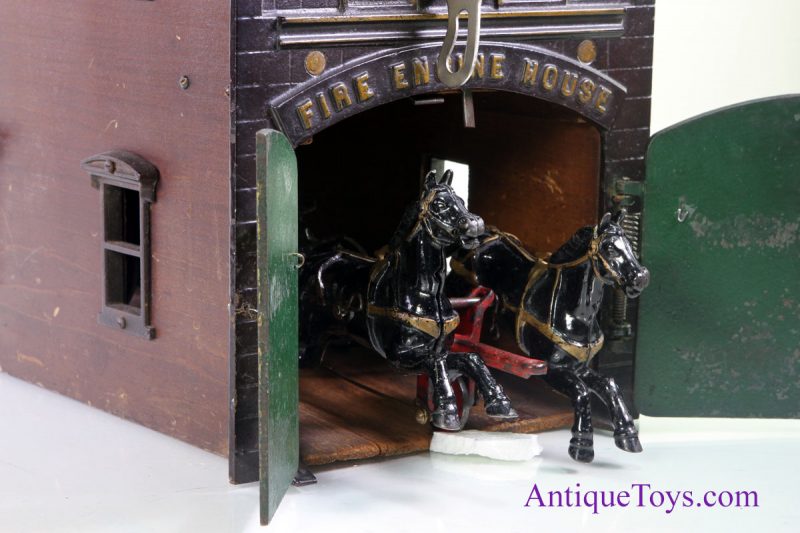 Ives Fire House and Horse Cast Iron <FONT COLOR="ff000 ">*SOLD*</font> - Image 2