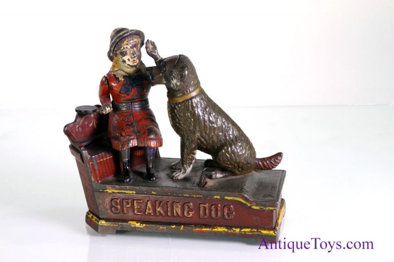 Speaking Dog Cast Iron Mechanical Bank <FONT COLOR="ff000 ">*SOLD*</font> - Image 3