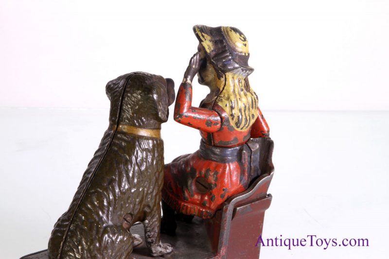 Speaking Dog Cast Iron Mechanical Bank <FONT COLOR="ff000 ">*SOLD*</font> - Image 8