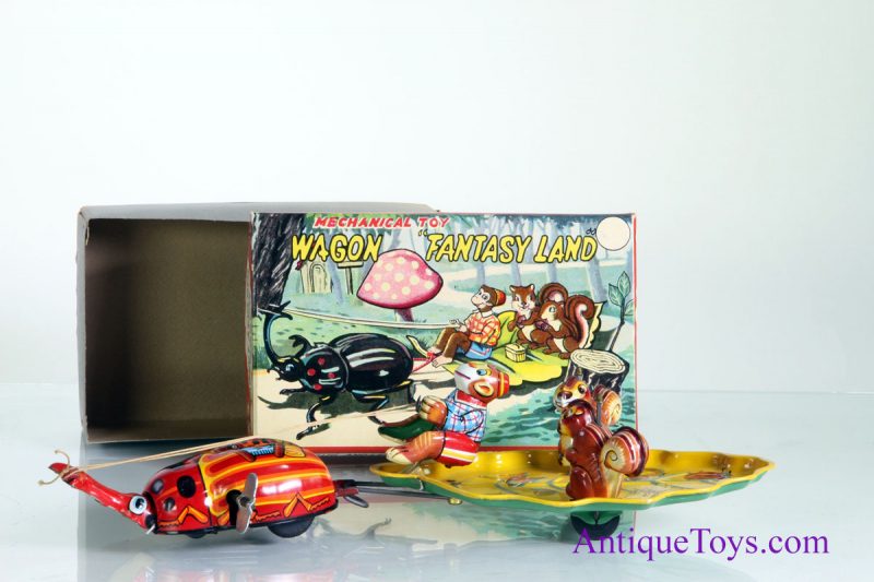 TPS Wagon Fantasy Lady Bug and Leaf Tin with Monkey <FONT COLOR="ff000 ">*SOLD*</font>