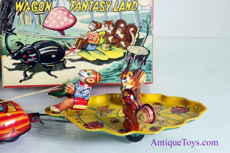 TPS Wagon Fantasy Lady Bug and Leaf Tin with Monkey <FONT COLOR="ff000 ">*SOLD*</font> - Image 10