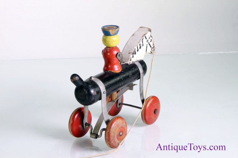 Tinkertoys 1924 Pony Tinker Horse & Rider Pull Toy for Sale <FONT COLOR="ff000 ">*SOLD*</font> - Image 3